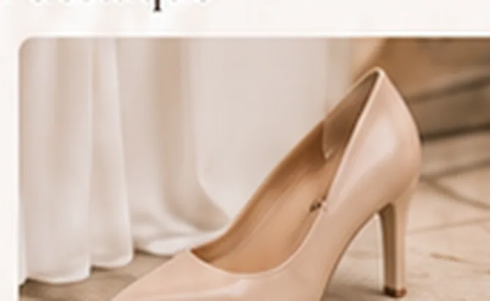 Scarpin clássico em tom nude
